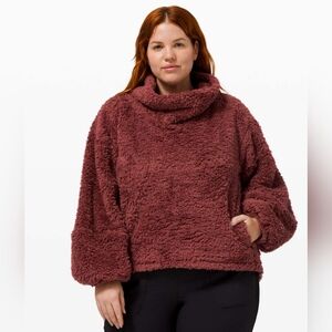 Lululemon Warm Restore Sherpa Pullover Savannah